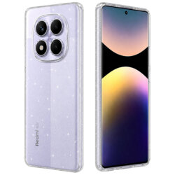 Husa sclipici Xiaomi Redmi Note 14 Pro 5G Techsuit SparkleSkin, transparenta