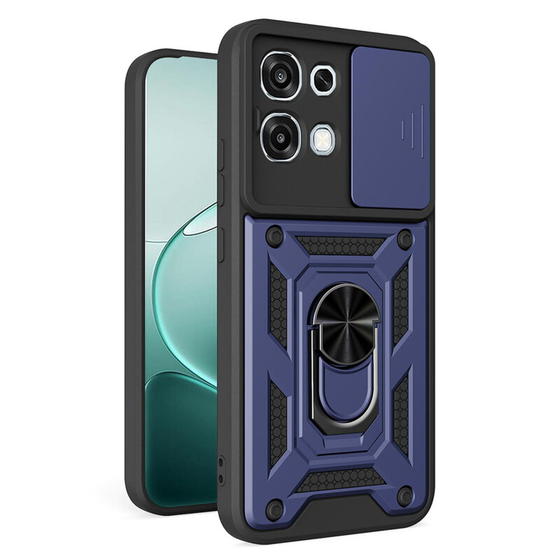 Husa Oppo A6 Pro 4G protectie camera Techsuit CamShield Series, albastru