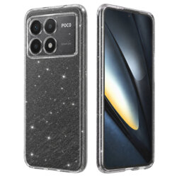 Husa sclipici Xiaomi Poco F6 Pro Techsuit SparkleSkin, transparenta