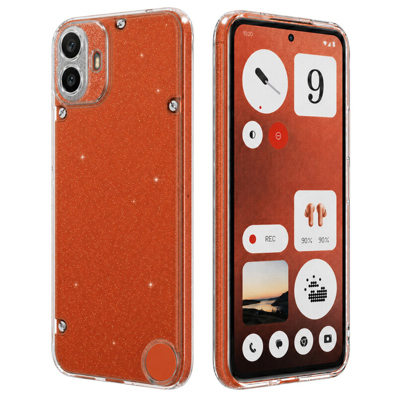 Husa sclipici Nothing CMF Phone 1 Techsuit SparkleSkin, transparenta