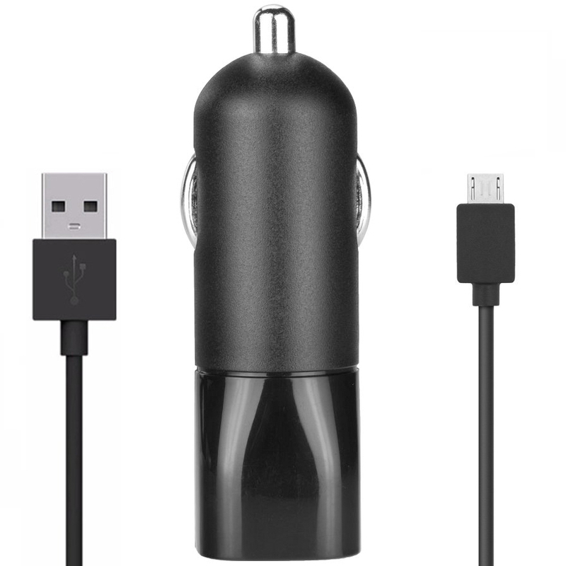 Incarcator Auto Blue Star 1.0A + Cablu Date Micro USB