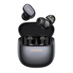 Casti TWS Bluetooth 6.0 cu microfon, ENC Ugreen Dots, negru, 75628