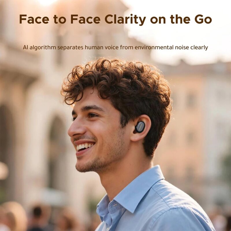 Casti TWS Bluetooth 6.0 cu microfon, ENC Ugreen Dots, alb, 75627