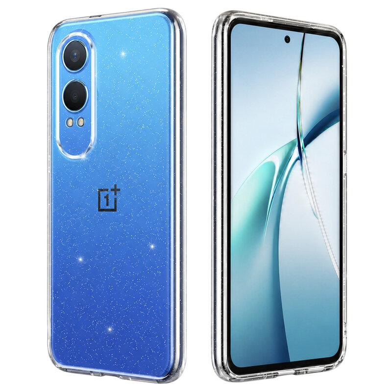 Husa sclipici OnePlus Nord CE4 Lite Techsuit SparkleSkin, transparenta