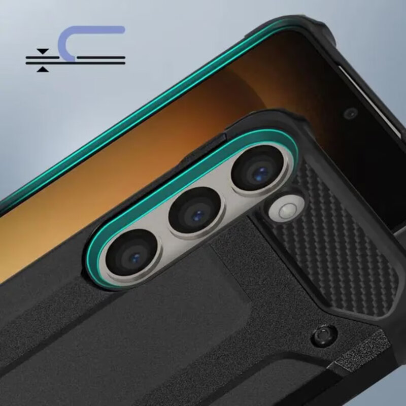 Husa Samsung Galaxy A17 5G Techsuit Hybrid Armor, negru