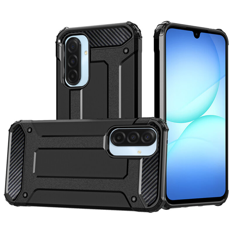 Husa Samsung Galaxy A17 4G Techsuit Hybrid Armor, negru