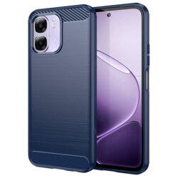 Husa Oppo A6x 5G Techsuit Carbon Silicone, albastru