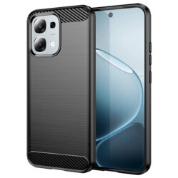 Husa Oppo A6 Pro 4G Techsuit Carbon Silicone, negru