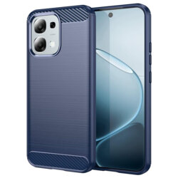 Husa Oppo A6 Pro 4G Techsuit Carbon Silicone, albastru