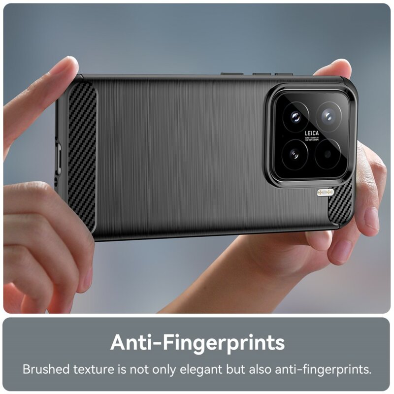 Husa Oppo A6 Pro 4G Techsuit Carbon Silicone, albastru
