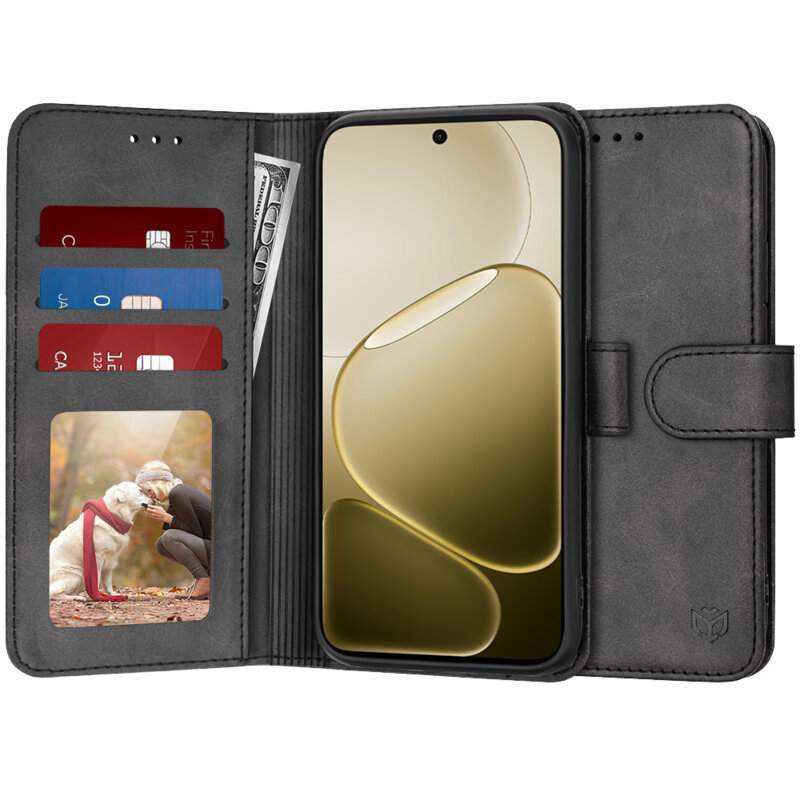 Husa 360 Oppo A6x 5G Techsuit Diary Book, negru