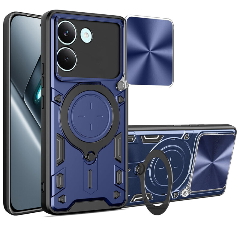 Husa Xiaomi Poco X8 Pro Techsuit CamGuard Pro, albastru