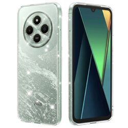 Husa sclipici Xiaomi Poco C75 Techsuit SparkleSkin, transparenta