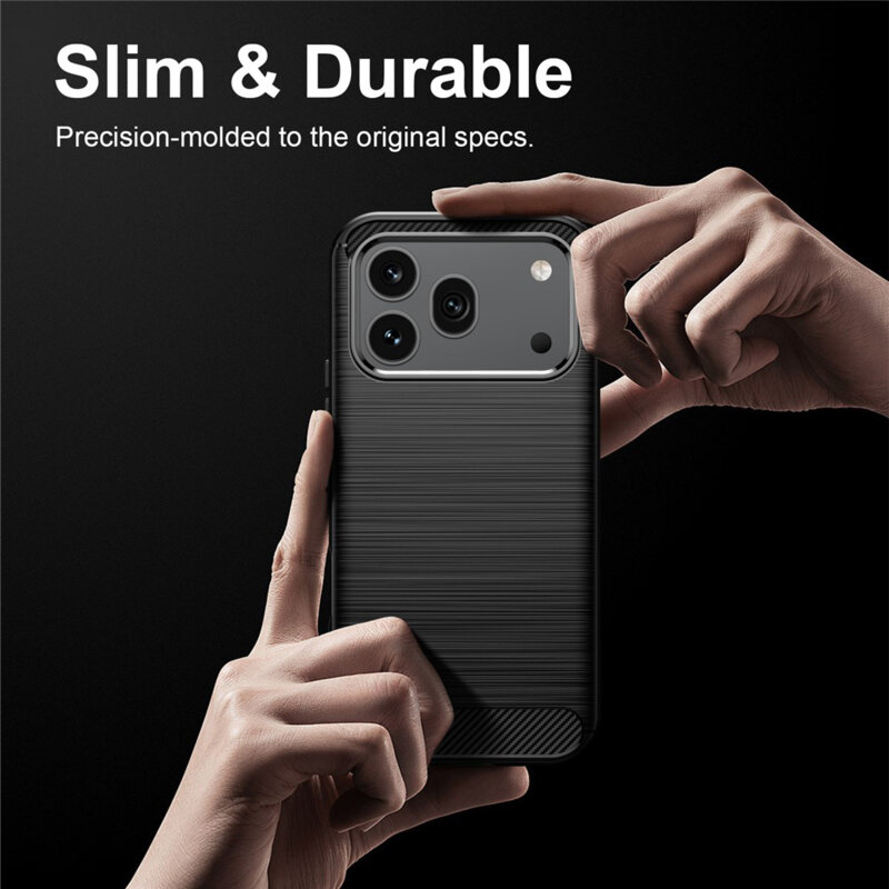 Husa Honor 600 Techsuit Carbon Silicone, negru