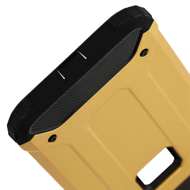 Husa iPhone XS Max Techsuit Hybrid Armor, auriu