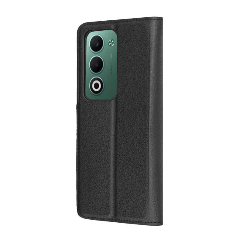 Husa Oppo A5 5G Techsuit Leather Folio, negru