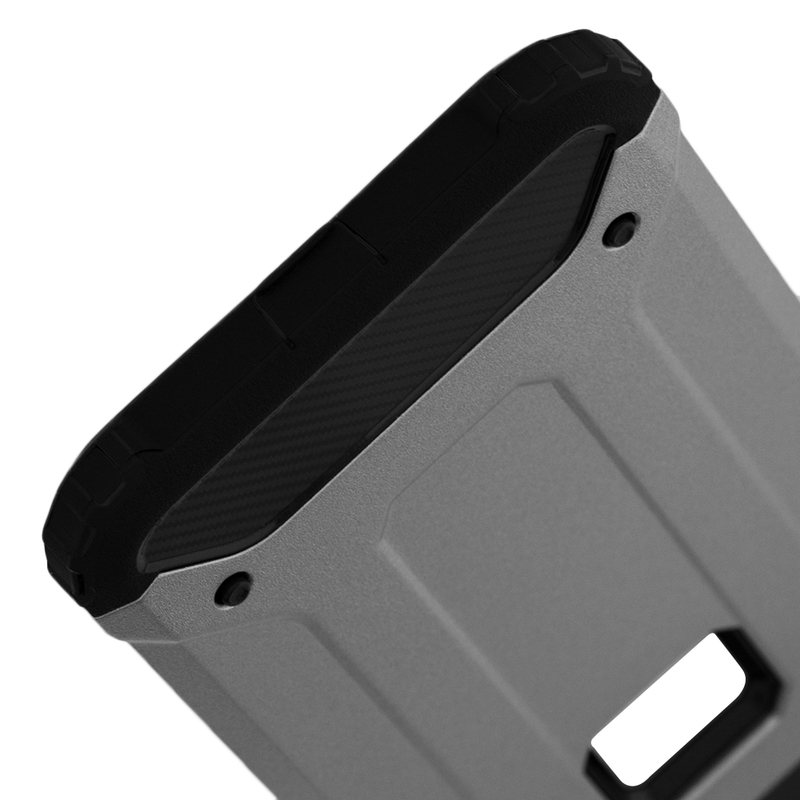 Husa iPhone XS Max Techsuit Hybrid Armor, gri