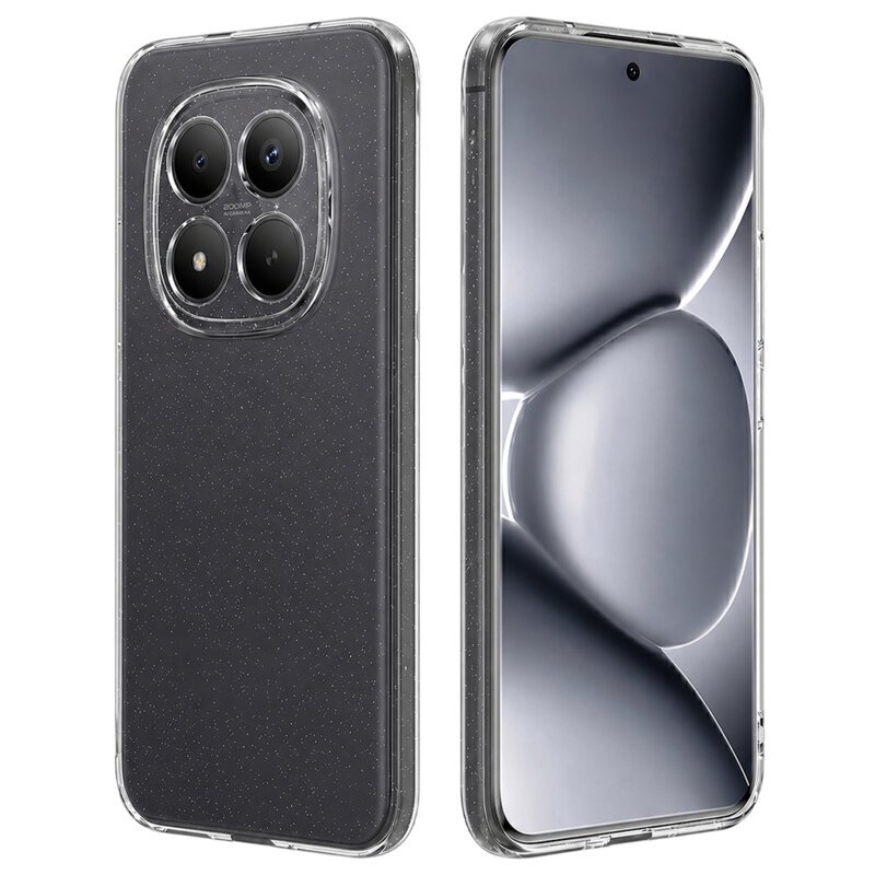 Husa sclipici Xiaomi Redmi Note 15 Pro+ 5G Techsuit SparkleSkin, transparenta