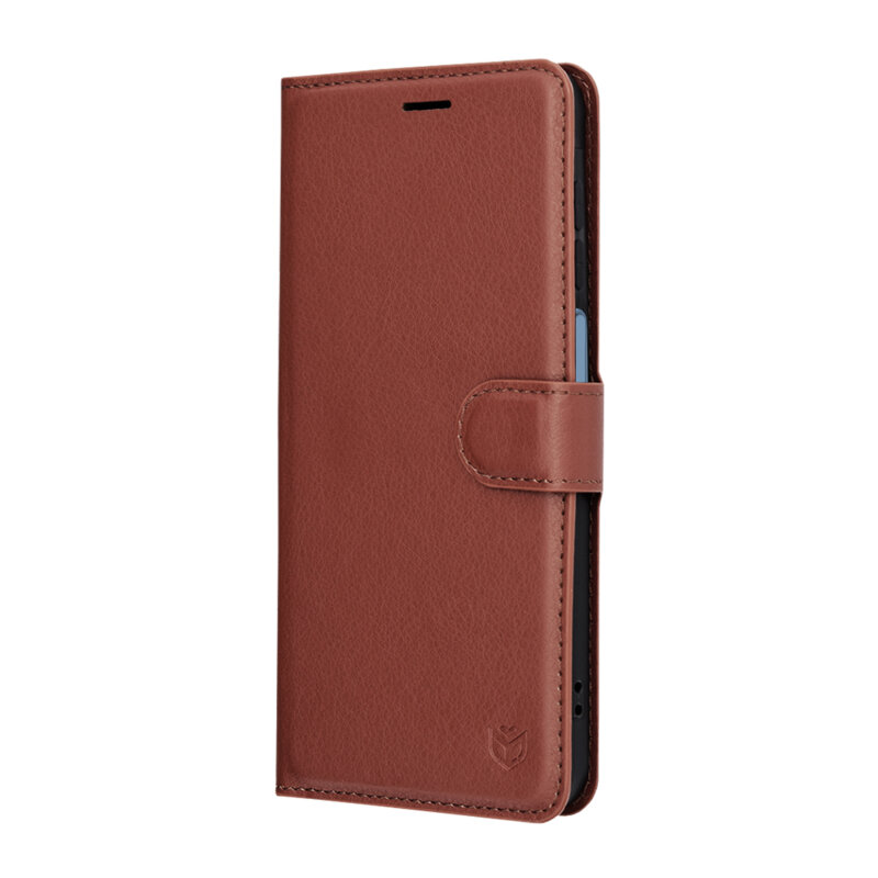 Husa Samsung Galaxy A17 4G Techsuit Leather Folio, maro