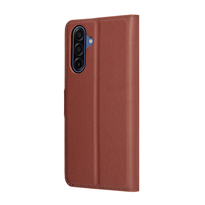 Husa Samsung Galaxy M17 Techsuit Leather Folio, maro