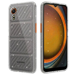 Husa sclipici Samsung Galaxy Xcover7 Techsuit SparkleSkin, transparenta