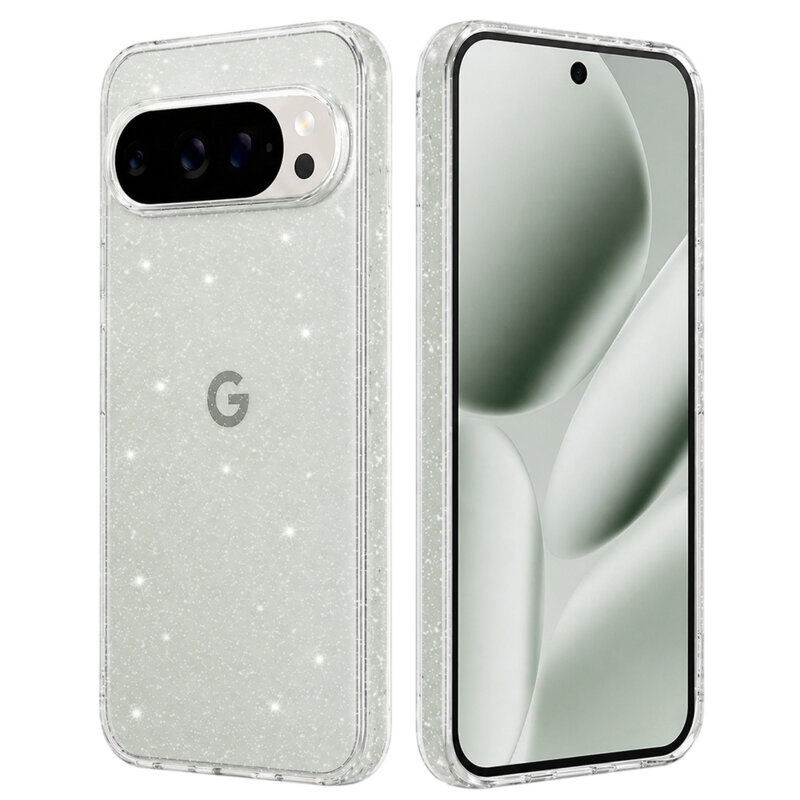 Husa sclipici Google Pixel 10 Pro XL Techsuit SparkleSkin, transparenta