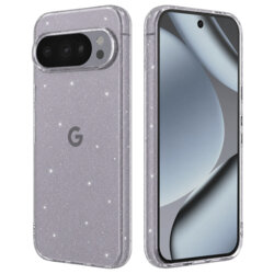 Husa sclipici Google Pixel 10 Pro Techsuit SparkleSkin, transparenta