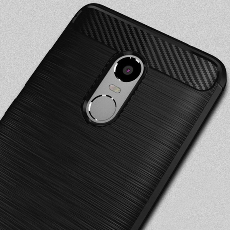 Husa Xiaomi Redmi Note 4 (MediaTek) TPU Carbon Negru