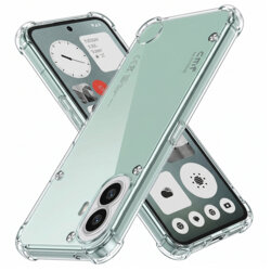 Husa Nothing CMF Phone 1 Techsuit Shockproof Clear Silicone, transparenta