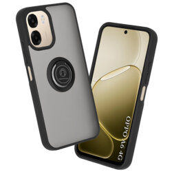 Husa Oppo A6 4G Techsuit Glinth cu inel suport stand magnetic, negru