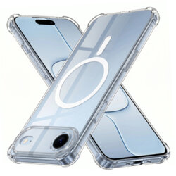 Husa iPhone 17 Air Techsuit Shockproof Clear Silicone MagSafe, transparenta