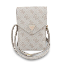 Geanta pentru telefon Guess Triangle 4G, roz, GUCWB2P4BLTRP