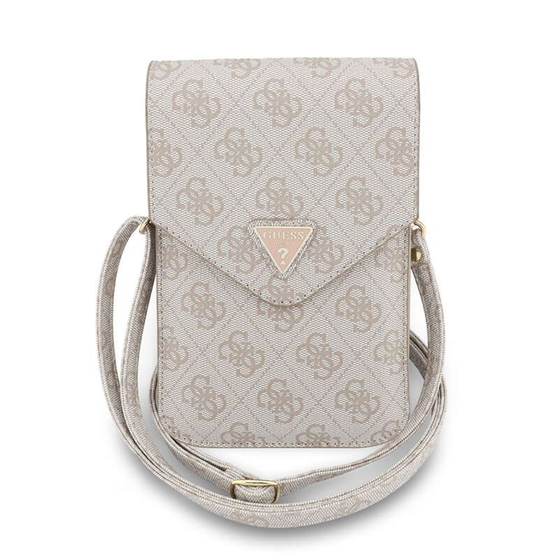 Geanta pentru telefon Guess Triangle 4G, roz, GUCWB2P4BLTRP