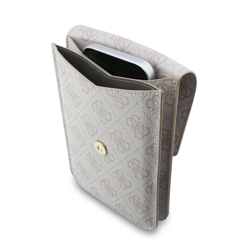 Geanta pentru telefon Guess Triangle 4G, roz, GUCWB2P4BLTRP