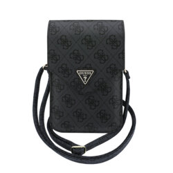 Geanta pentru telefon Guess Triangle 4G, negru, GUCWB2P4BLTRK