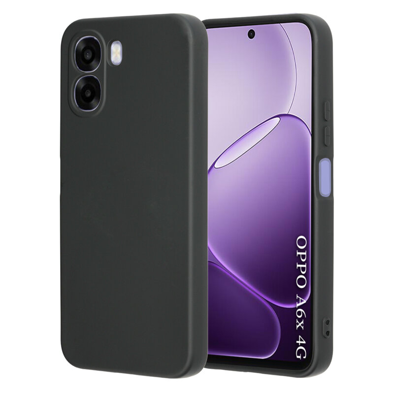 Husa silicon OPPO A6k 4G Techsuit SoftFlex, negru