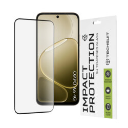 Folie sticla OPPO A6k 4G Techsuit 111D Full Glue Full Cover, negru