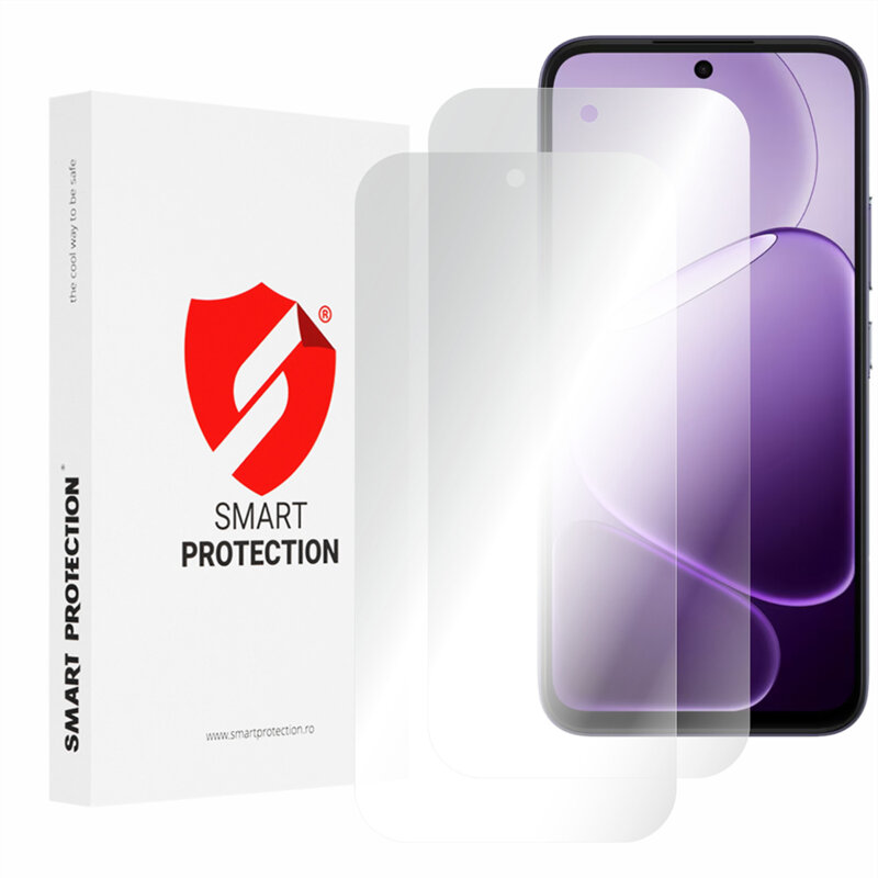 [Pachet 2x] Folie regenerabila premium Oppo A6k 4G Smart Protection Classic, transparenta
