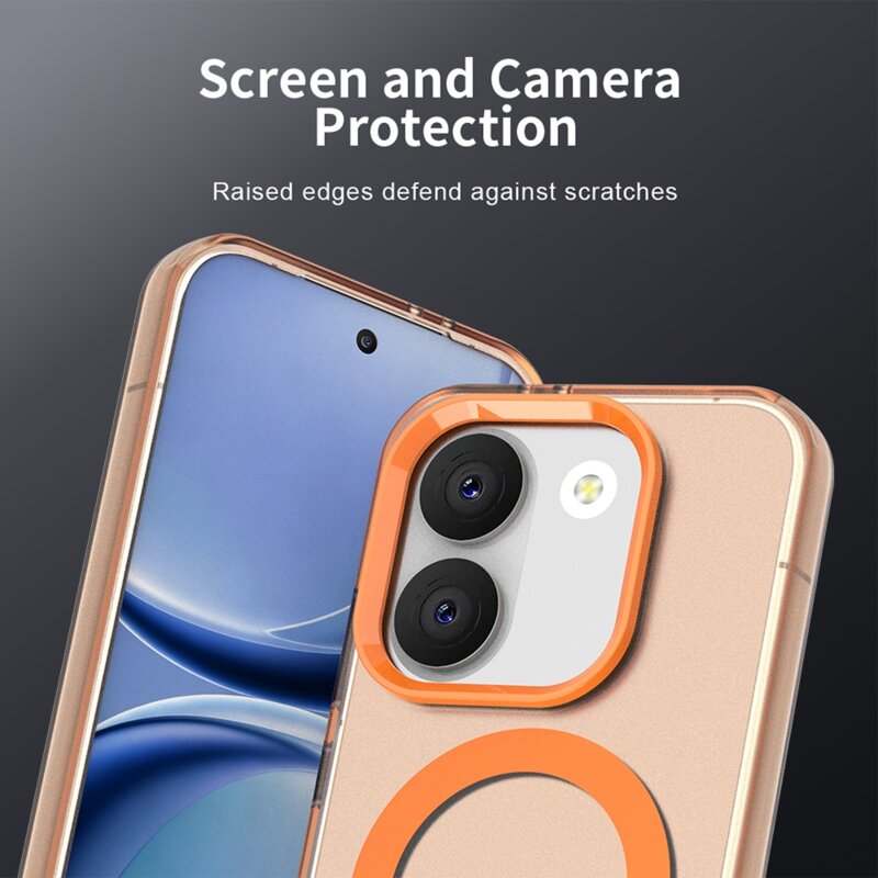 Husa Xiaomi Poco X8 Pro Techsuit CandyCase MagSafe, portocaliu
