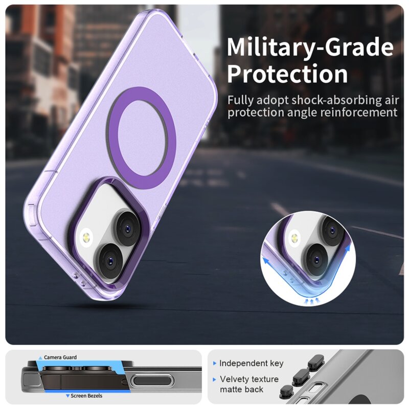Husa Xiaomi Poco X8 Pro Techsuit CandyCase MagSafe, mov