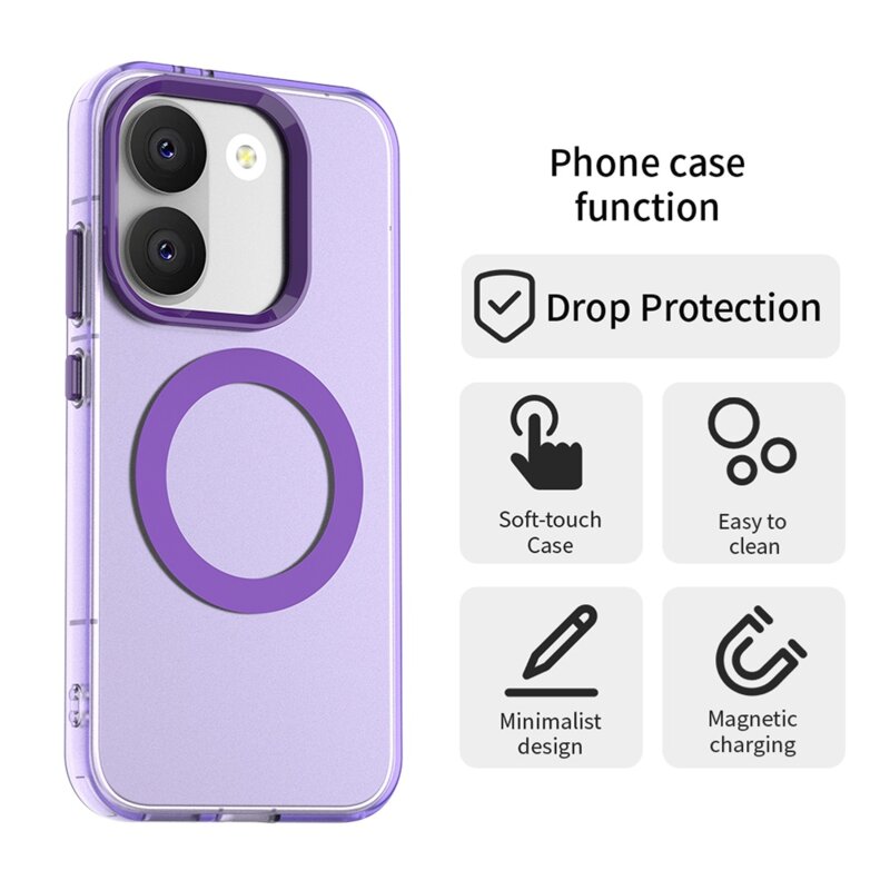 Husa Xiaomi Poco X8 Pro Techsuit CandyCase MagSafe, mov