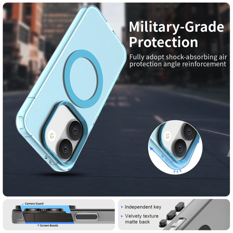 Husa Xiaomi Poco X8 Pro Techsuit CandyCase MagSafe, albastru