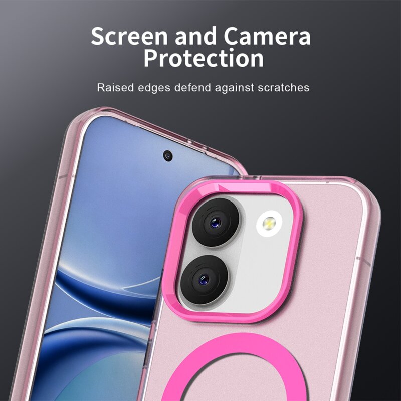 Husa Xiaomi Poco X8 Pro Techsuit CandyCase MagSafe, roz