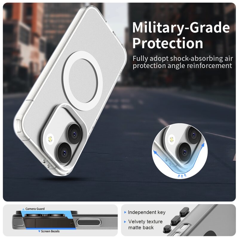 Husa Xiaomi Poco X8 Pro Techsuit CandyCase MagSafe, alb