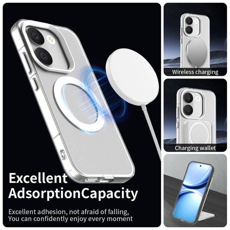 Husa Xiaomi Poco X8 Pro Techsuit CandyCase MagSafe, alb