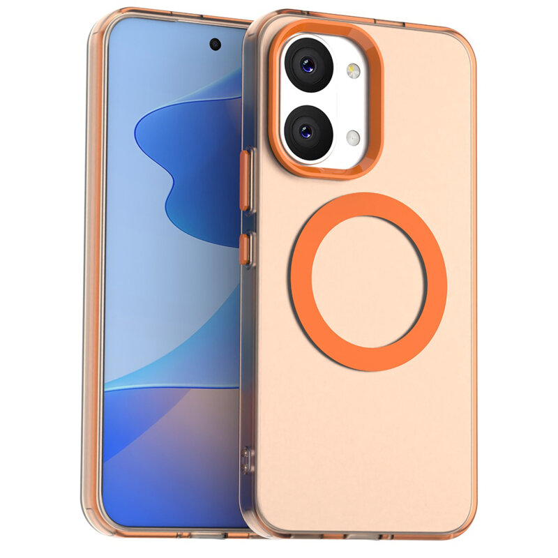 Husa Xiaomi Poco X8 Pro Max Techsuit CandyCase MagSafe, portocaliu