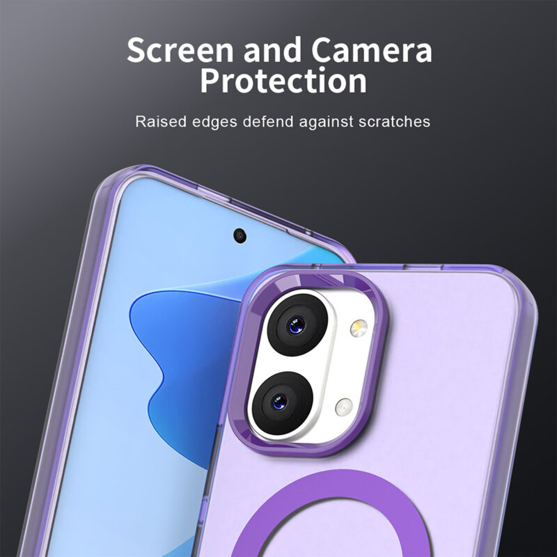 Husa Xiaomi Poco X8 Pro Max Techsuit CandyCase MagSafe, mov