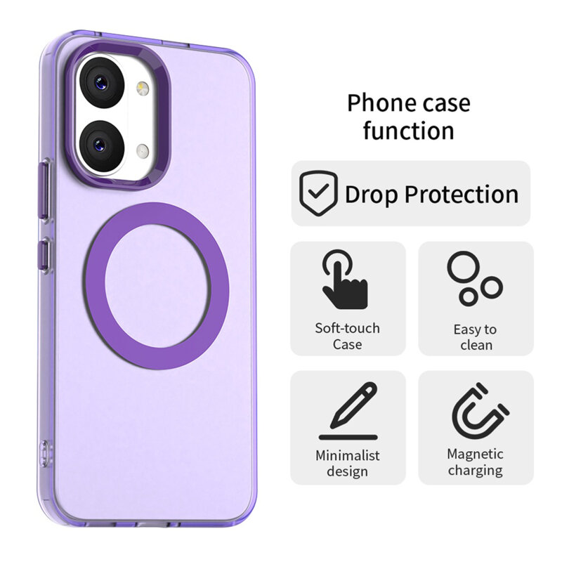Husa Xiaomi Poco X8 Pro Max Techsuit CandyCase MagSafe, mov