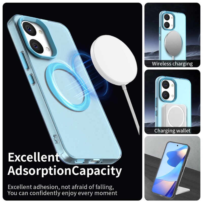 Husa Xiaomi Poco X8 Pro Max Techsuit CandyCase MagSafe, albastru
