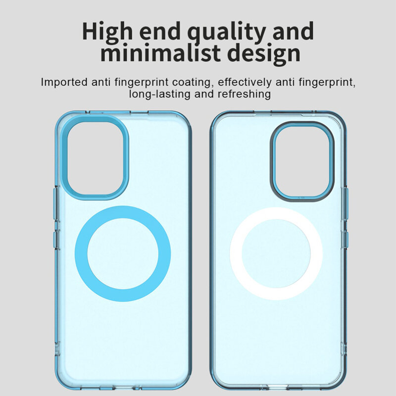 Husa Xiaomi Poco X8 Pro Max Techsuit CandyCase MagSafe, albastru